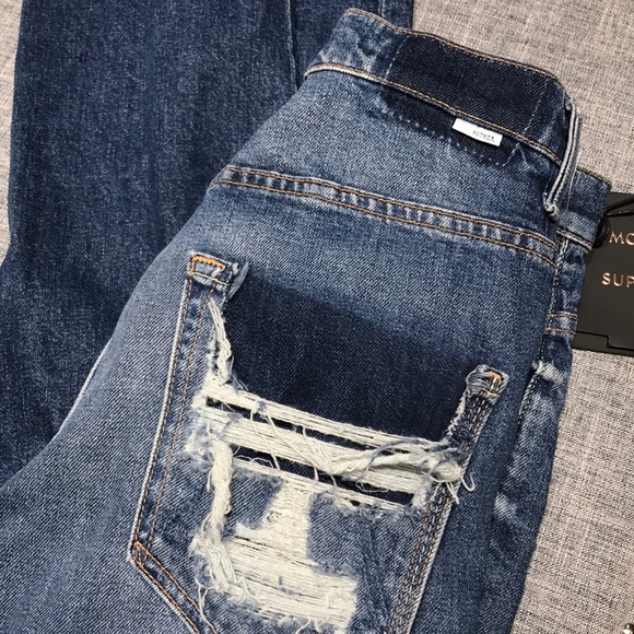 MOTHER Trasher Waist and Hem Jeans - Picture 6 of 6